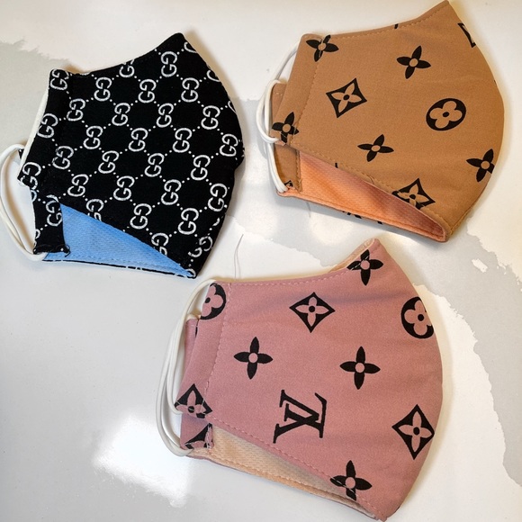 Accessories - Handmade face masks Set of 3 Designer Inspired